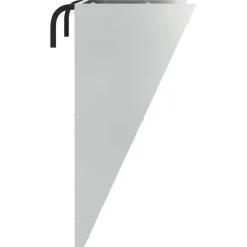 vidaXL Comedero para Heno Colgante Plateado 61 x 33 x 66 cm Acero galvanizado Discount