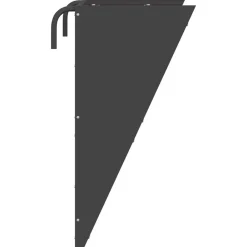 vidaXL Comedero para Heno Colgante 61 x 33 x 66 cm Negro Hot