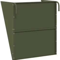 vidaXL Comedero para Heno Colgante 61 x 33 x 66 cm Verde oliva