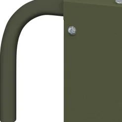 vidaXL Comedero para Heno Colgante 61 x 33 x 66 cm Verde oliva