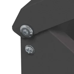 vidaXL Comedero para pollos 13 x 12 x 51 cm Negro Clearance
