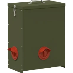 vidaXL Productos Para Mascotas-Comedero para pollos 32,5 x 20,5 x 43 cm