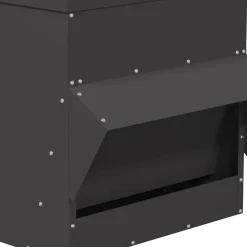 vidaXL Comedero para pollos 40,5 x 45 x 41 cm Negro Hot