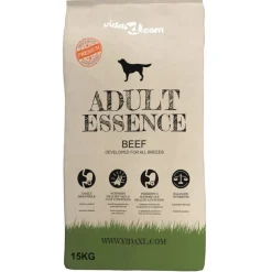 vidaXL Productos Para Mascotas-Comida seca para perros Adult Essence Beef 2 uds 30 kg