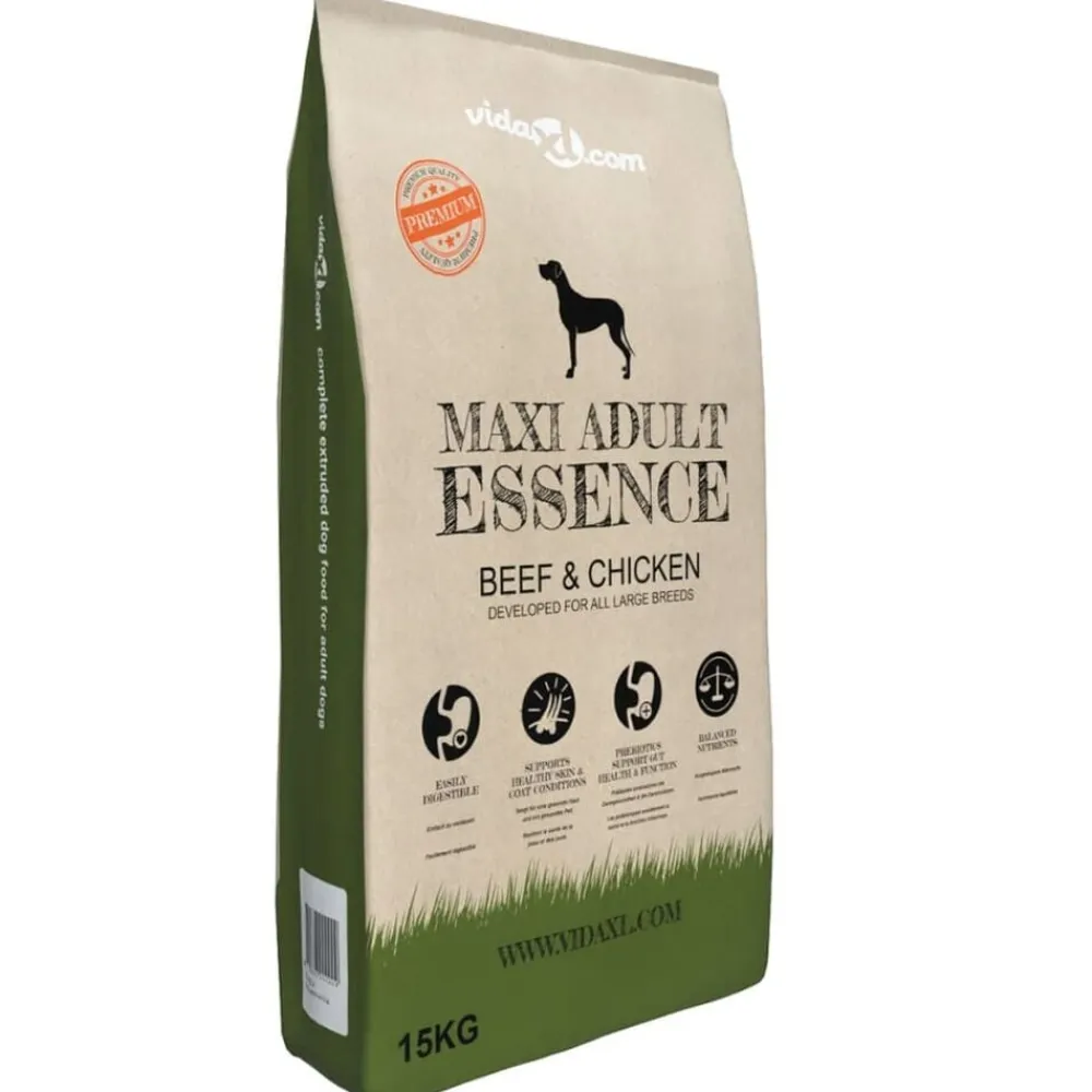 vidaXL Productos Para Mascotas-Comida seca perros Maxi Adult Essence Beef&Chicken 2 uds 30 kg