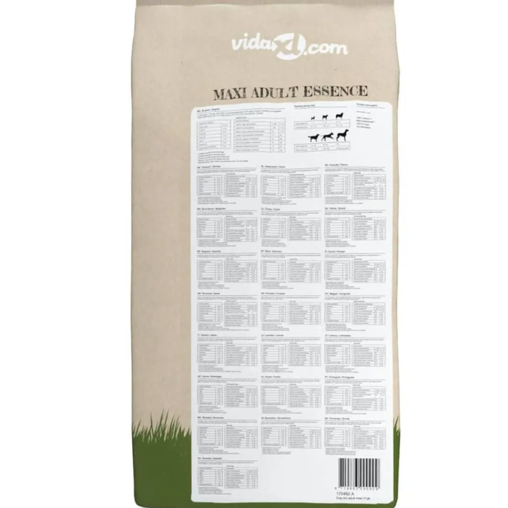 vidaXL Productos Para Mascotas-Comida seca perros Maxi Adult Essence Beef&Chicken 2 uds 30 kg