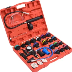 vidaXL Comprobador de presión de radiador 28 piezas Outlet