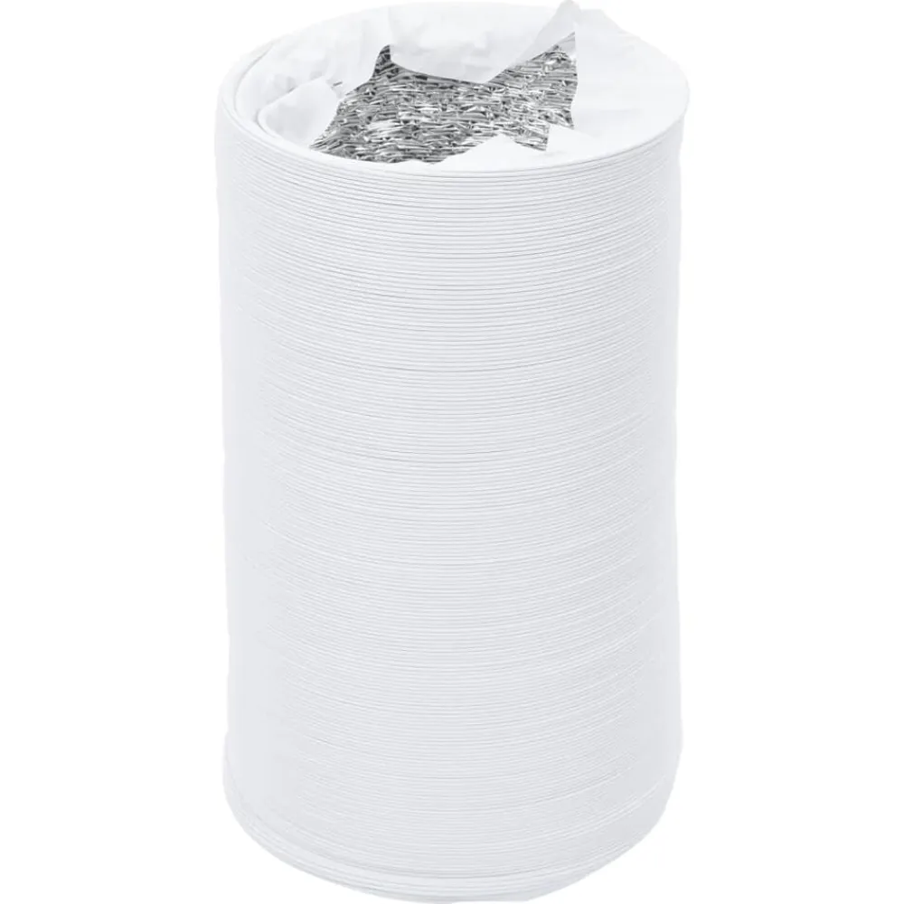 vidaXL Conducto de ventilación de aluminio y PVC 6 m Ø10 cm Clearance