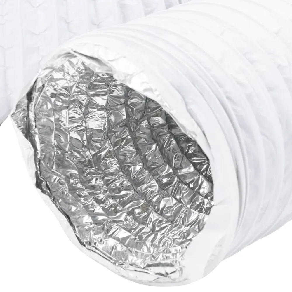 vidaXL Conducto de ventilación de aluminio y PVC 6 m Ø10 cm Clearance