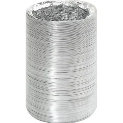 vidaXL Ventilación Y Calefacción-Conducto de ventilación de aluminio 6 m Ø10 cm