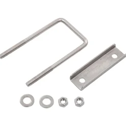 vidaXL Vallas De Jardín-Conector en U para postes de valla 25 sets 60x40 mm