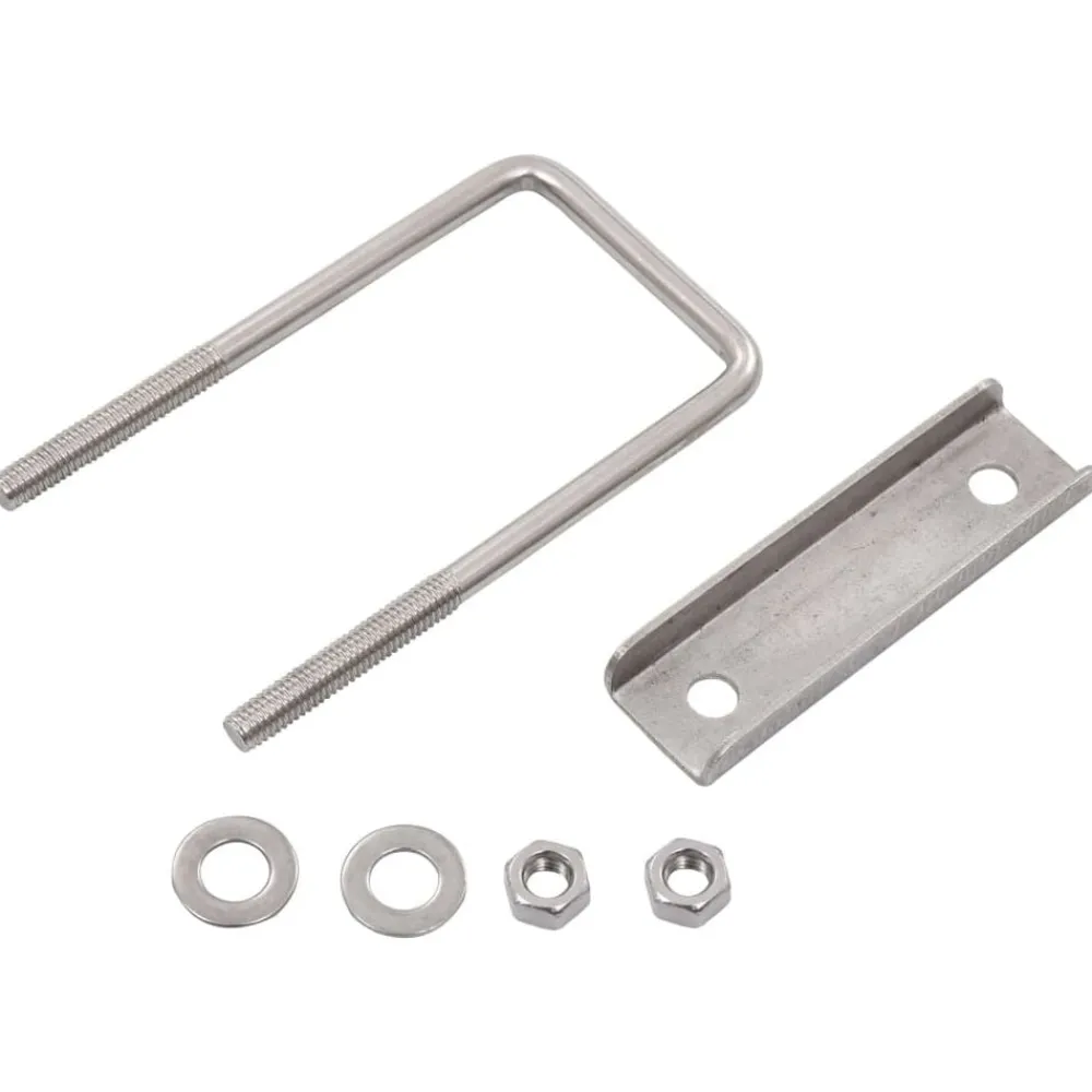vidaXL Vallas De Jardín-Conector en U para postes de valla 25 sets 60x40 mm