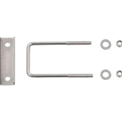 vidaXL Vallas De Jardín-Conector en U para postes de valla 25 sets 60x40 mm