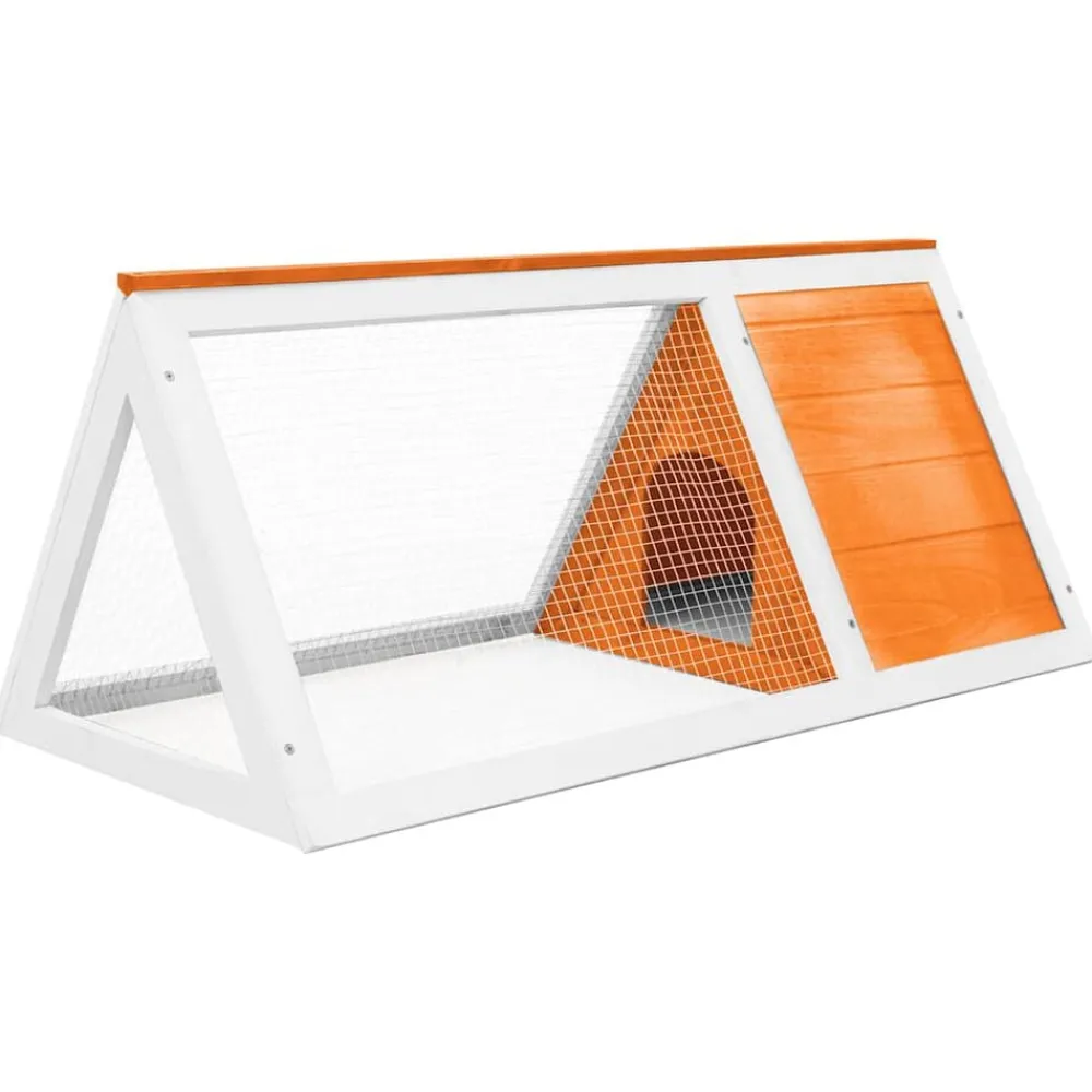 vidaXL Productos Para Mascotas-Conejera jaula de animales de madera