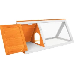vidaXL Productos Para Mascotas-Conejera jaula de animales de madera