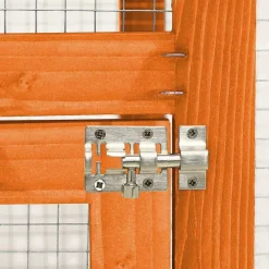 vidaXL Productos Para Mascotas-Conejera madera maciza de abeto 140x63x120 cm