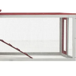 vidaXL Productos Para Mascotas-Conejera madera maciza pino y abeto 310x70x87 cm