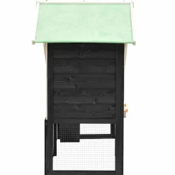 vidaXL Productos Para Mascotas-Conejera madera maciza de abeto 140x63x120 cm
