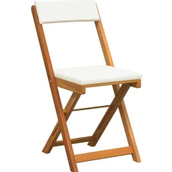 vidaXL Muebles De Jardín-Conjunto bistro 5 pcs Aceite Natural Madera de Acacia Sólida