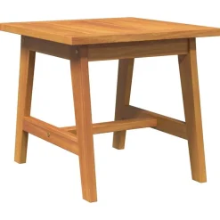 vidaXL Muebles De Jardín-Conjunto bistro con cojín 3 pcs Marrón Madera de Acacia Sólida