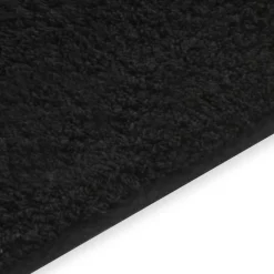 vidaXL Conjunto de alfombrillas de baño de tela 2 piezas Antracita Hot