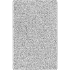 vidaXL Conjunto de alfombra de baño antideslizante 3 pcs PP Gris