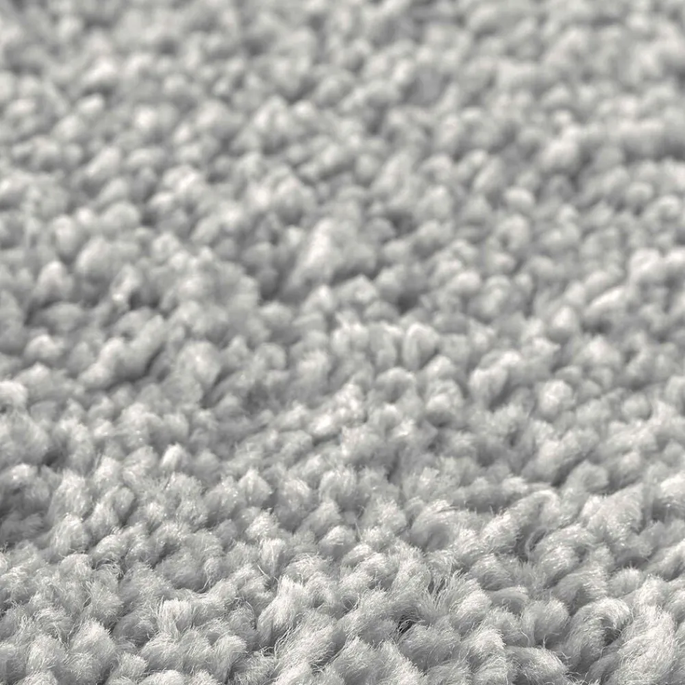 vidaXL Conjunto de alfombra de baño antideslizante 3 pcs PP Gris