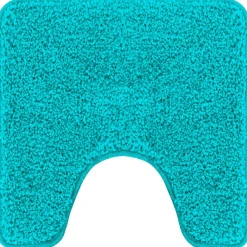 vidaXL Conjunto de alfombra de baño antideslizante 3 pcs PP Tuquesa Sale