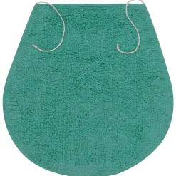 vidaXL Conjunto de alfombrillas de baño de tela 3 piezas turquesa Tuquesa Best