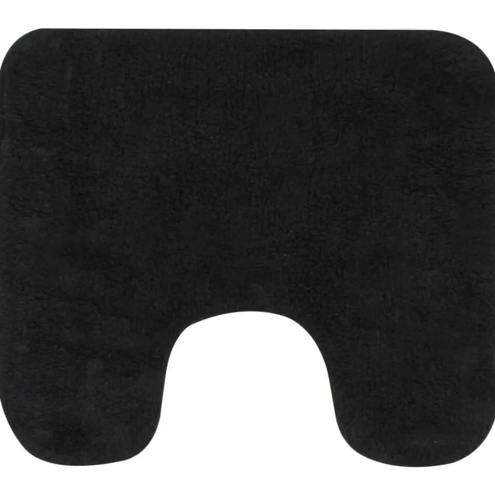 vidaXL Accesorios Para El Baño-Conjunto de alfombrillas de baño de tela 3 piezas