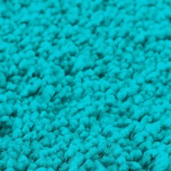 vidaXL Conjunto de alfombra de baño antideslizante 2 pcs PP Tuquesa Online