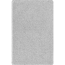 vidaXL Conjunto de alfombra de baño antideslizante 2 pcs PP Gris Online