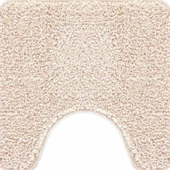 vidaXL Conjunto de alfombra de baño antideslizante 2 pcs PP Crema Hot