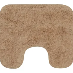 vidaXL Conjunto de alfombrillas de baño de tela 2 piezas Beige Clearance