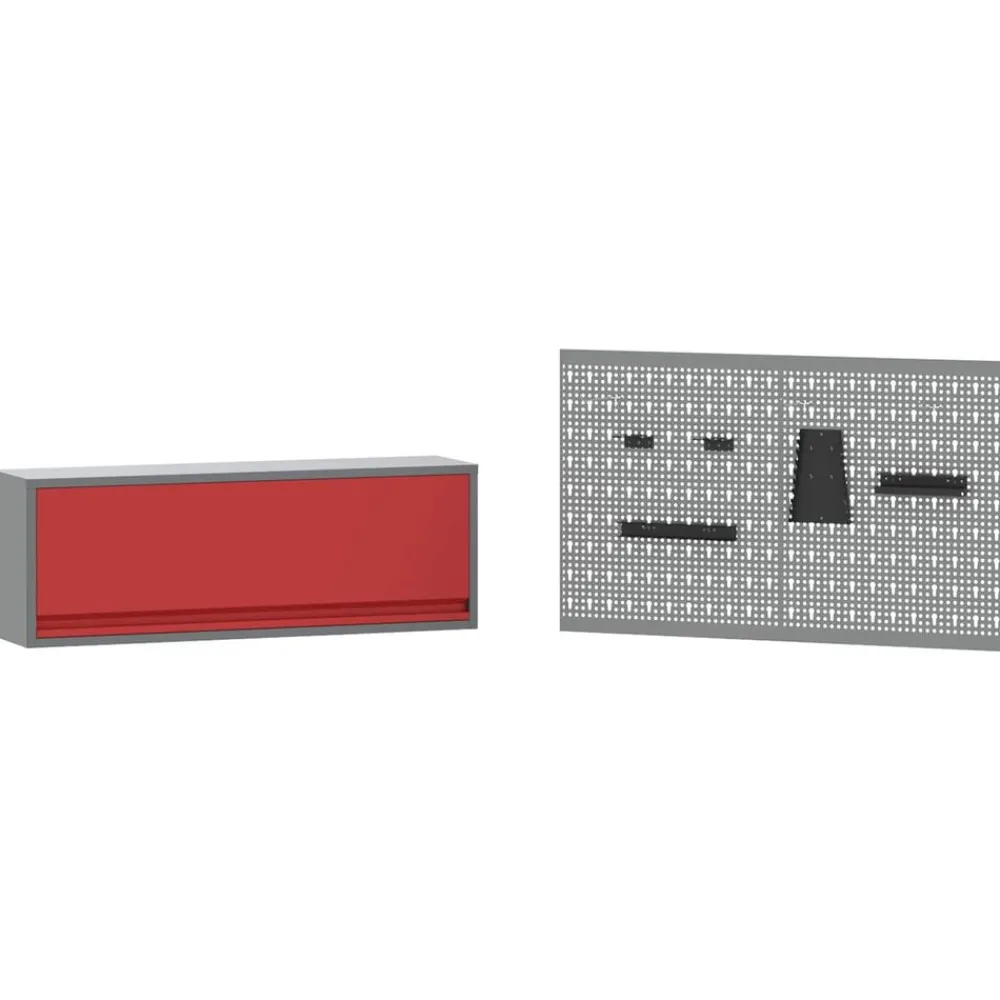 vidaXL Accesorios De Bricolaje-Conjunto de armarios de trabajo con cajón Manual 5 pcs
