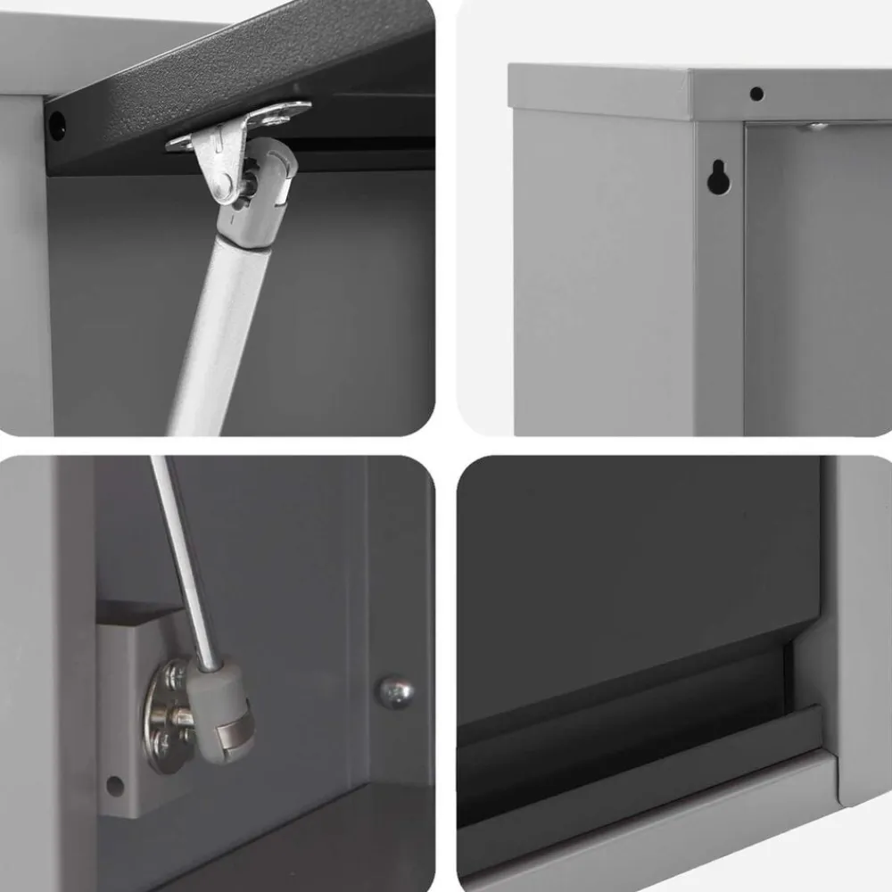 vidaXL Accesorios De Bricolaje-Conjunto de armarios de trabajo con cajón Manual 10 pcs
