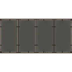 vidaXL Conjunto de Comedor de Jardín 9 pcs Marrón ratán sintético Marrón y crema Outlet