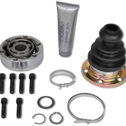 vidaXL Piezas Y Accesorios Para Vehículos-Conjunto de Ejes Negro Metal