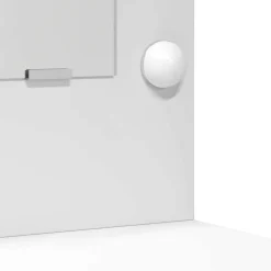 vidaXL Armarios Y Almacenamiento-Conjunto de mesa de vestidor con LED 3 pcs Madera de ingeniería