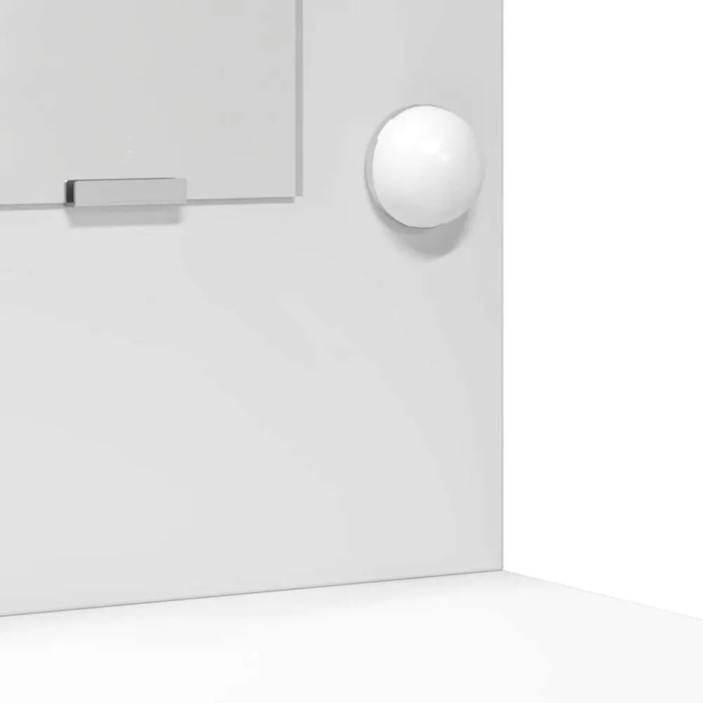 vidaXL Armarios Y Almacenamiento-Conjunto de mesa de vestidor con LED 3 pcs Madera de ingeniería