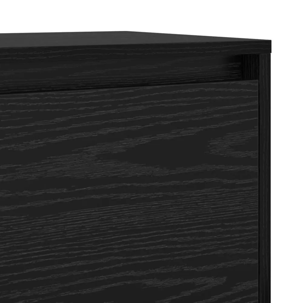 vidaXL Conjunto de mueble de TV 90 x 35 x 40 cm Roble negro New