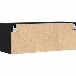 vidaXL Muebles Tv-Conjunto de mueble de TV con LED 80 x 30 x 30 cm