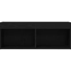 vidaXL Muebles Tv-Conjunto de mueble de TV con LED 80 x 30 x 30 cm