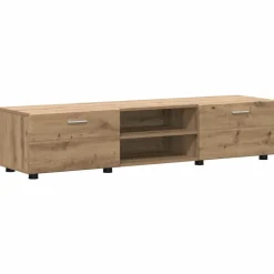 vidaXL Conjunto de mueble de TV con cajón FLORIN Roble artesanal Roble artisan Discount