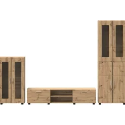 vidaXL Conjunto de mueble de TV con cajón FLORIN Roble artesanal Roble artisan Discount