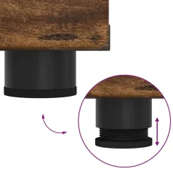 vidaXL Conjunto de mueble de TV con cajón FLORIN Roble ahumado Best