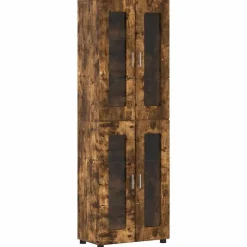 vidaXL Conjunto de mueble de TV con cajón FLORIN Roble ahumado Best