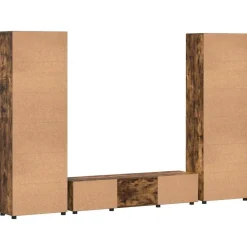 vidaXL Conjunto de mueble de TV con cajón FLORIN Roble ahumado Best