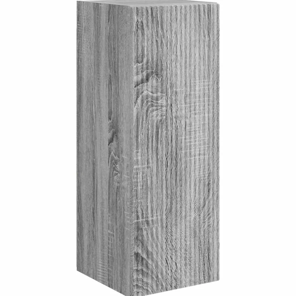 vidaXL Conjunto de mueble de TV 2 pcs Madera de ingeniería Gris sonoma Online