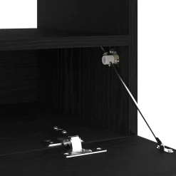 vidaXL Conjunto de mueble de TV 3 pcs Negro 260 x 35 x 40 cm Roble negro Clearance